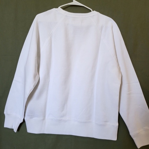 Unworn Sadig & Voltaire Upper Love Strass Graphic Sweatshirt in White - Picture 4 of 7